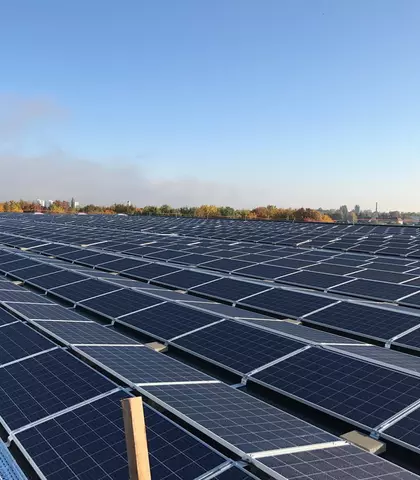 Metro St. Pölten Solaranlage